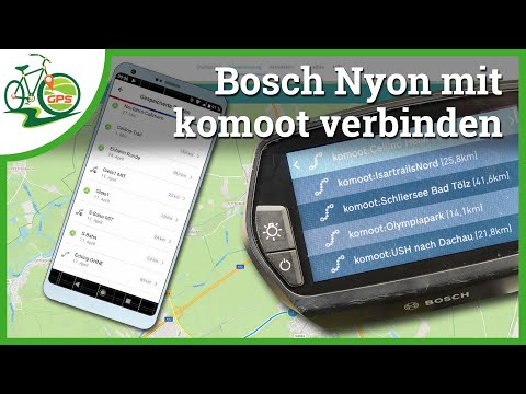 Bosch eBike Connect Portal 🚴 mit komoot koppeln 🏁 Nyon &amp; KIOX